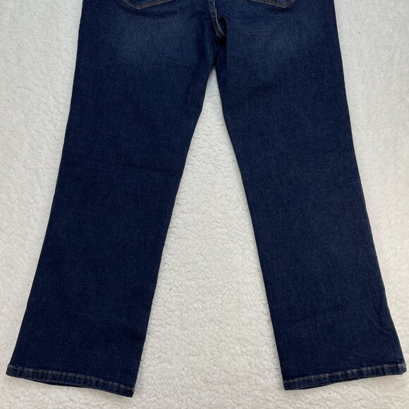 Chaps Ralph Lauren Womens Sz 8/29 Crop Kick Jeans Straight Leg Mid Rise 28x25 - Picture 5 of 14